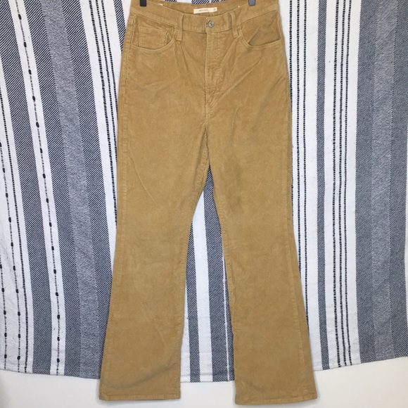 Vintage White Tag Levis Premium Corduroy Ribcage Boot Jeans - Picture 3 of 16